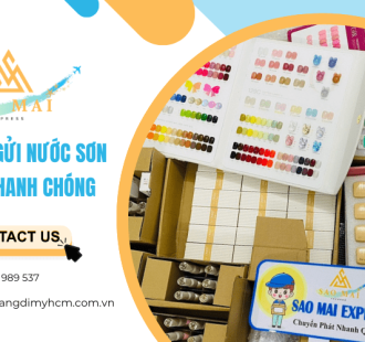 Dịch vụ gửi nước sơn đi Úc nhanh chóng, giá tốt 